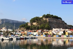 Castillo de Denia visto desde El Portet