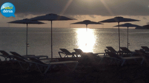 CINEMAGRAPH Playa Marineta de Dénia, al amanecer